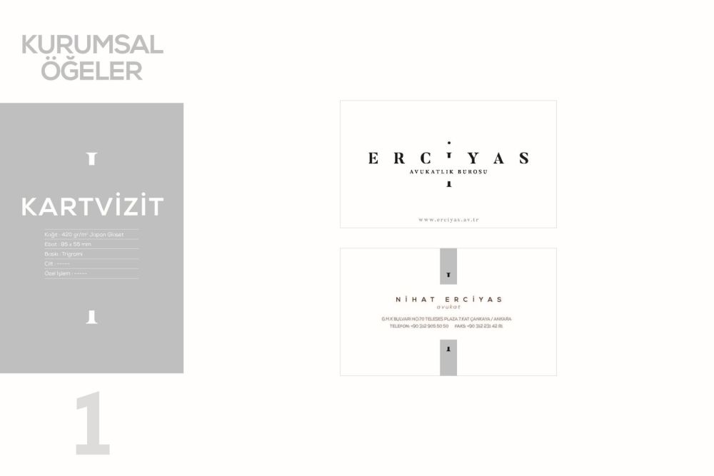 Katalog Tasarım Ankara Erciyas Hukuk