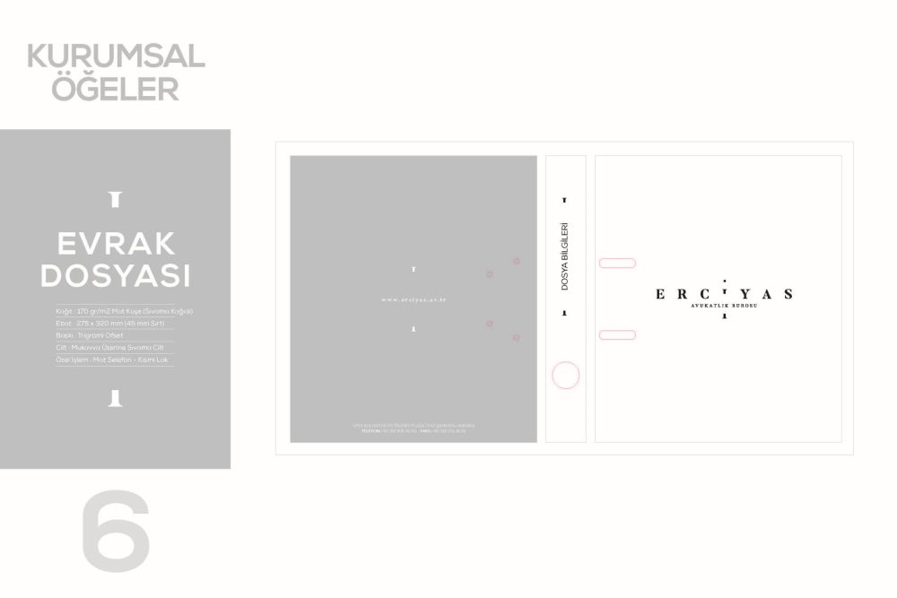 Katalog Tasarım Ankara Erciyas Hukuk