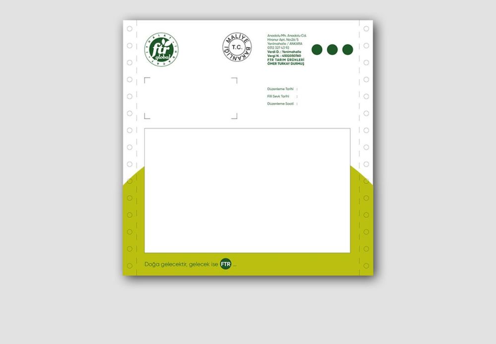 Katalog Tasarım Ankara FTR GLOBAL