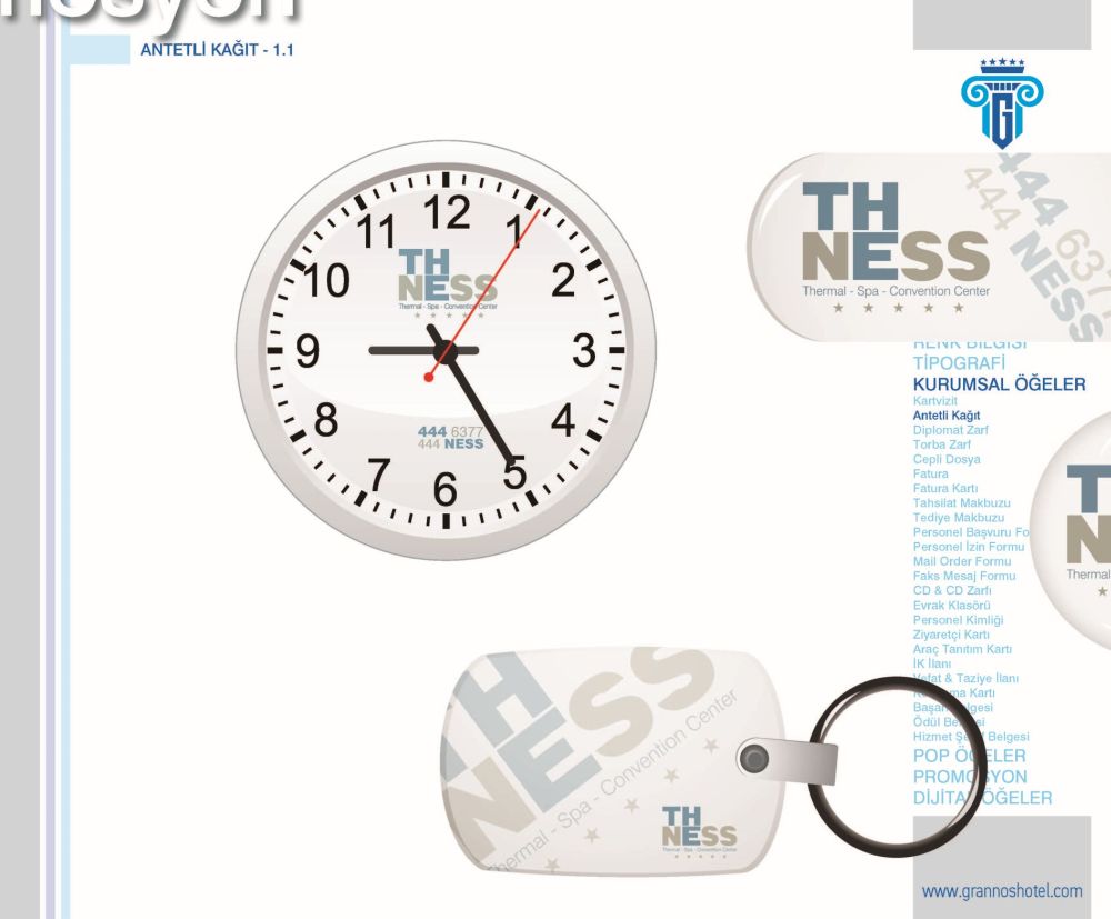Katalog Tasarım Ankara Grannos Hotel