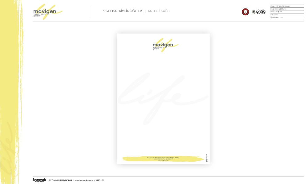 Katalog Tasarım Ankara Mavigen Life