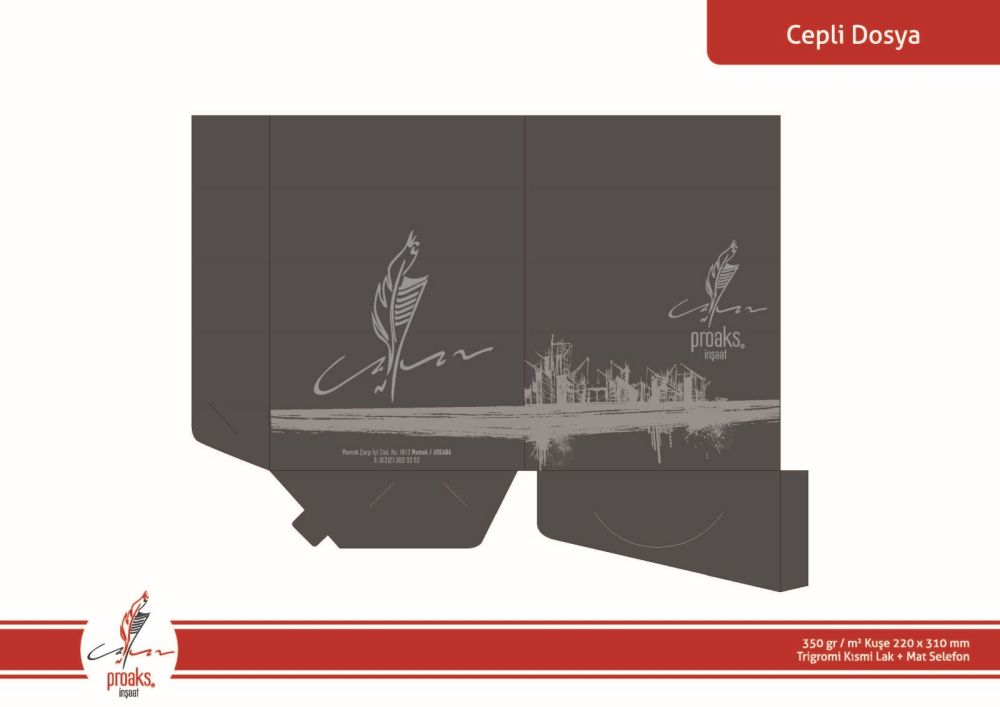 Katalog Tasarım Ankara Proaks İnşaat