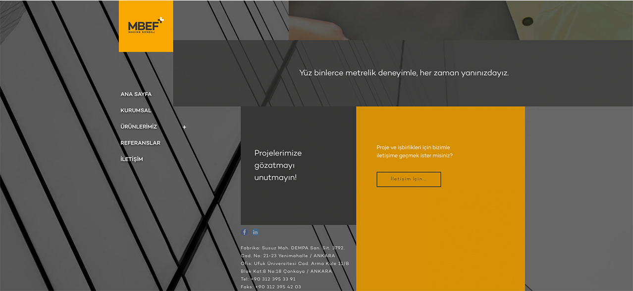 Ankara Web Yazılım Ankara Web Yazılım MBEF Sondaj